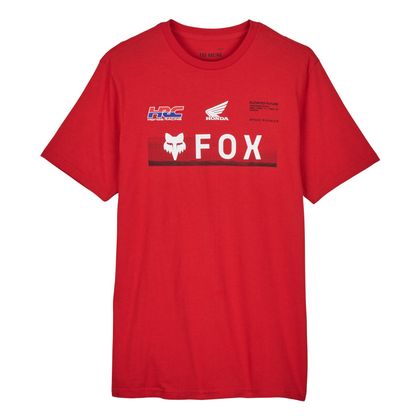 T-Shirt manches courtes Fox FOX X HONDA PREM SS TEE - Rouge