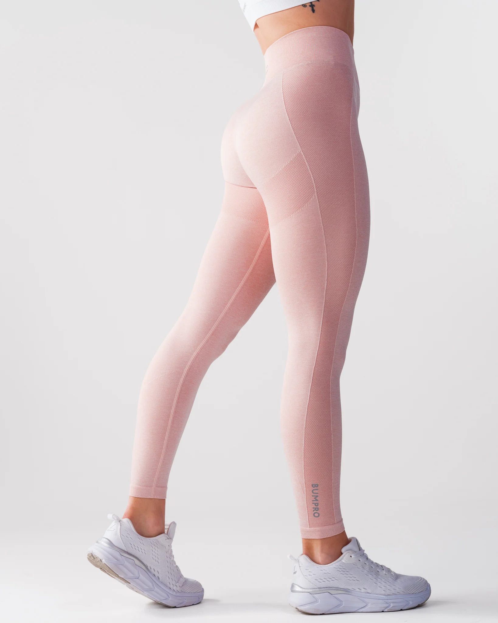 Bumpro 2-PACK Power Up! Tights Pink Melange