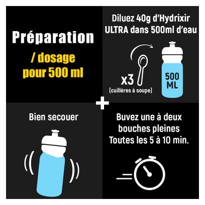 Boisson énergétique Overstims Hydrixir Ultra Citron/Citron vert - 400g