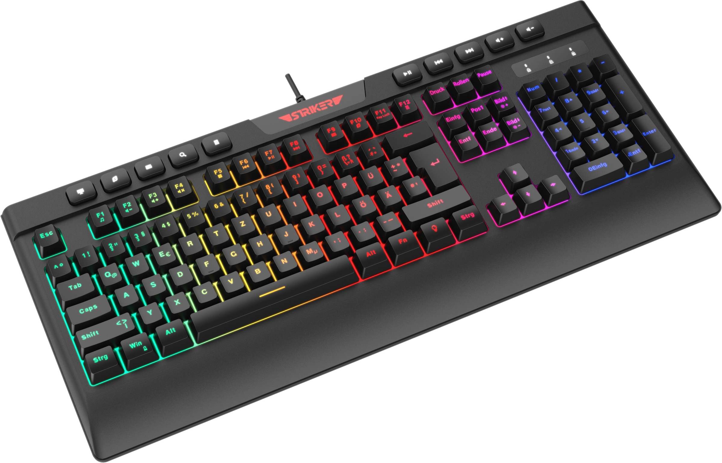 Hyrican Tastatur- und Maus-Set »Striker Gaming Sparset Level Bronze«