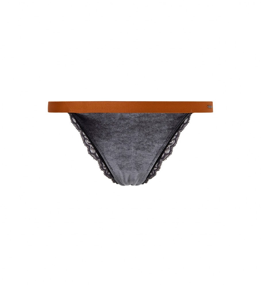 Cueca de veludo preta da Pepe Jeans