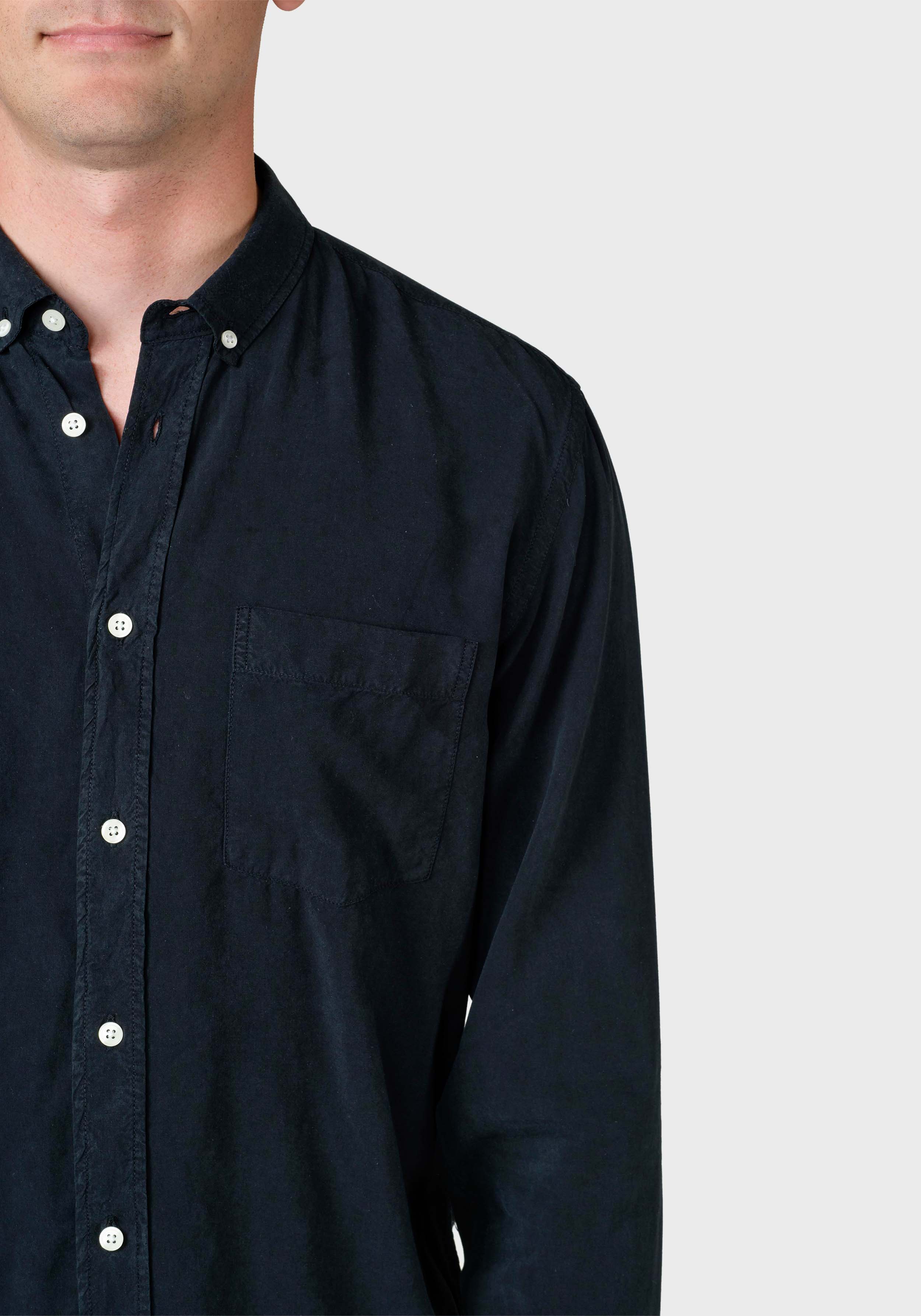 Klitmøller Collective Hemd Justin Shirt Navy