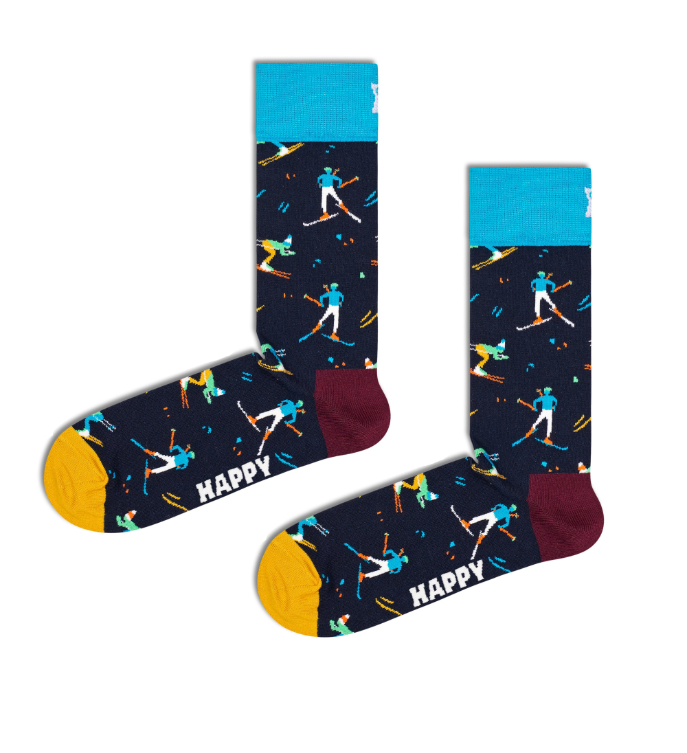 Happy Socks Skiing Sock Socken in Mehrfarbig