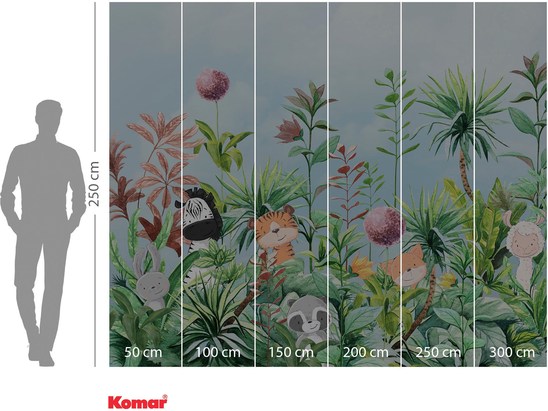 Komar Fototapete »Digitaldruck Vlies -  First Day of School - Grösse 300 x 250 cm« bedruckt glatt Wohnzimmer, Schlafzimmer