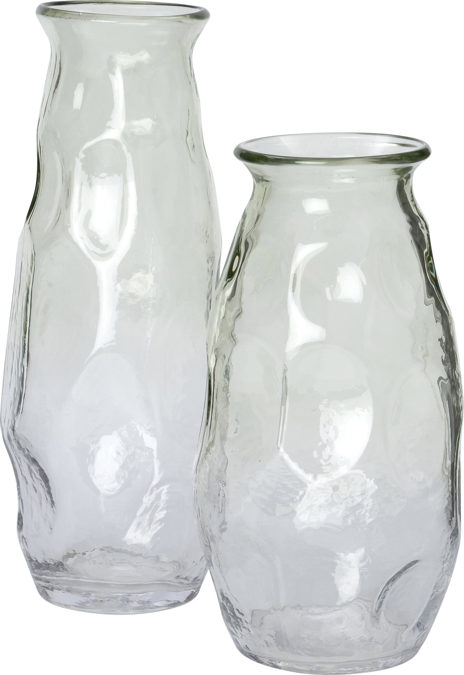 Intratuin vaas Erik groen D 14,4 x 35,5 cm