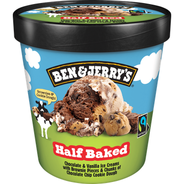 Ben & Jerry's IJs Half Baked 465 ml