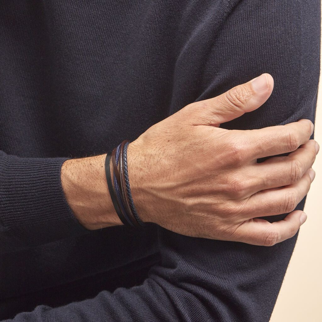 Bracelet Acier Blanc Romain