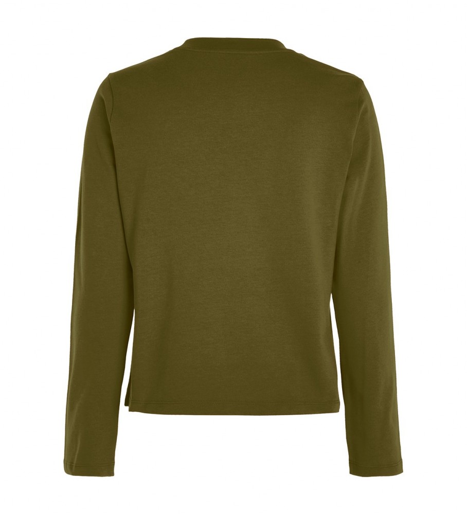 Camiseta verde Tommy Hilfiger com estampa 