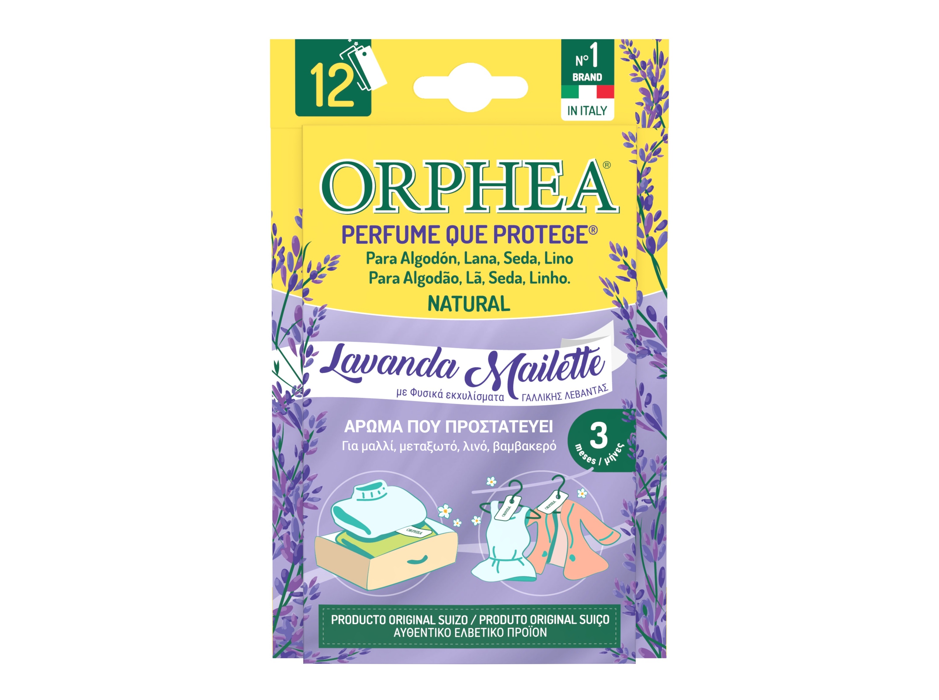 ANTITRAÇAS ORPHEA LAVANDA 12UN