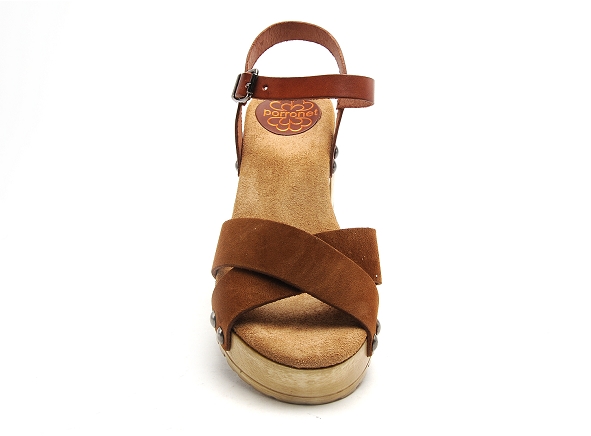 Porronet nu pieds talons femme fi2881 marron
