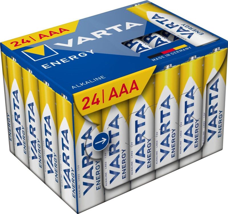 Varta AAA Batterijen - Alkaline batterijen - LR03 - 24 Stuks