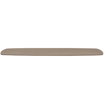 WOOOD tafelblad Tablo Deens ovaal camel 24 mm 220x100 cm