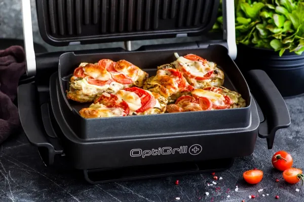 Tefal Optigrill XL GC724D, Optigrill steel / black snack/backing