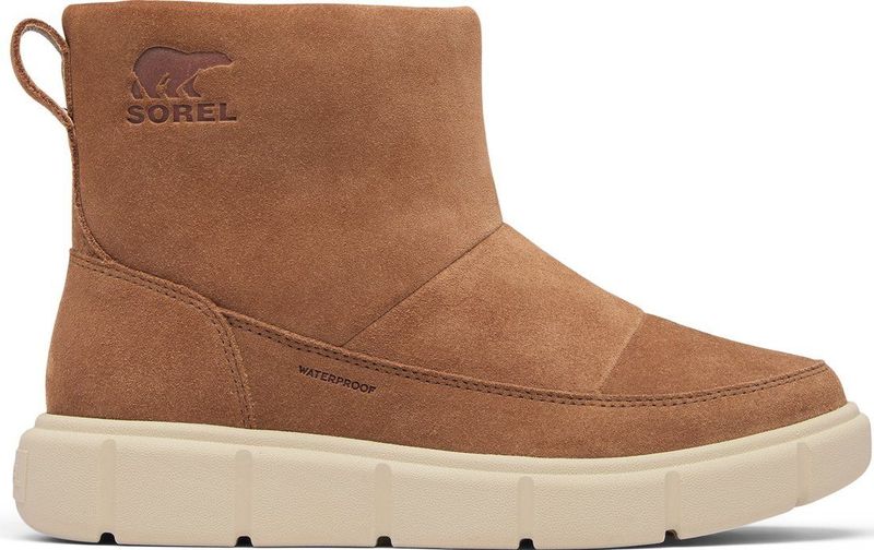Sorel - Explorer III Slip-On - Leren Laarsjes - Bruin - Casual