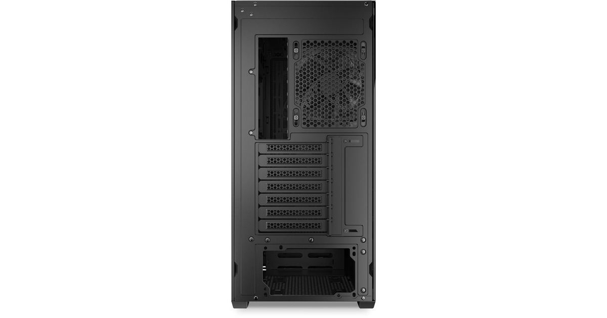 SharkoonAK5M RGB midi tower behuizing  (Zwart | 2x USB-A | 1x USB-C | RGB | Tempered Glass)