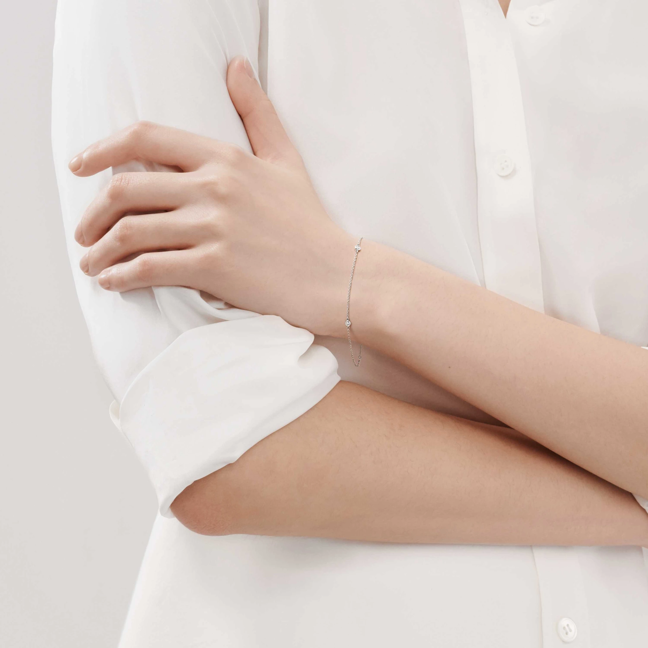 TIFFANY & Co. Armreif ELSA PERETTI® DIAMONDS BY THE YARD® aus Platin