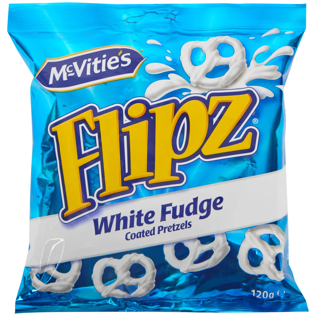McVitie’s Flipz coated pretzels White Fudge 120 gram