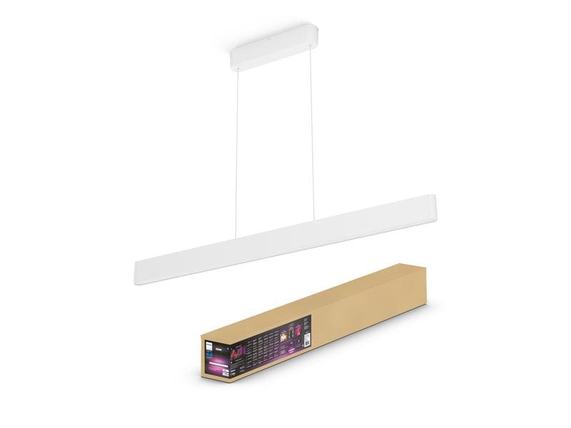 Philips Hue White & Col. Amb. Ensis Pendelleuchte weiss 475 Pendelleuchte mit integriertem LED Modul