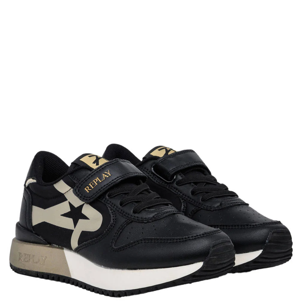 REPLAY Fiber JR Girl 8sneakers zwart/goud