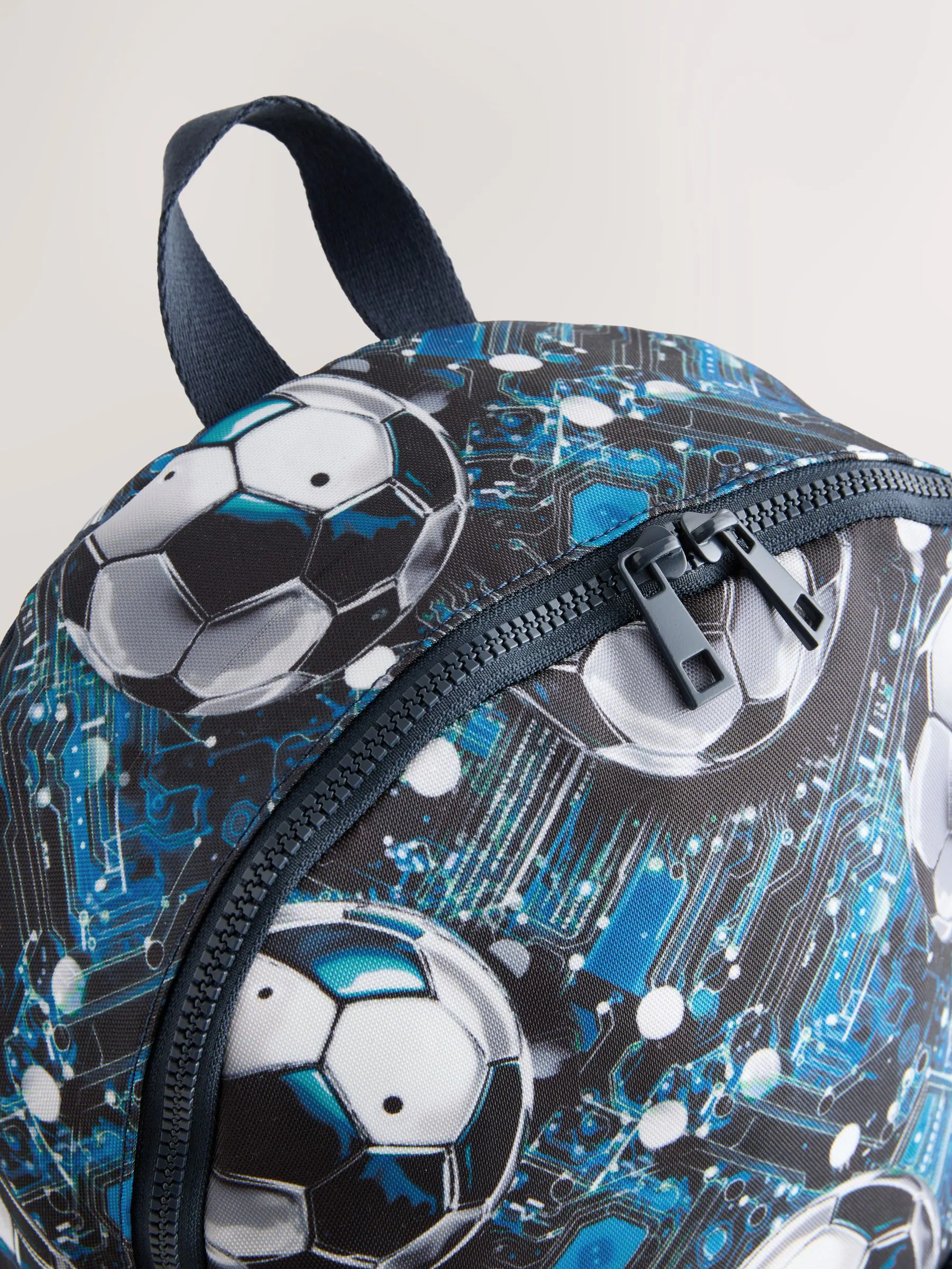 Blauw voetbal - Rugzak