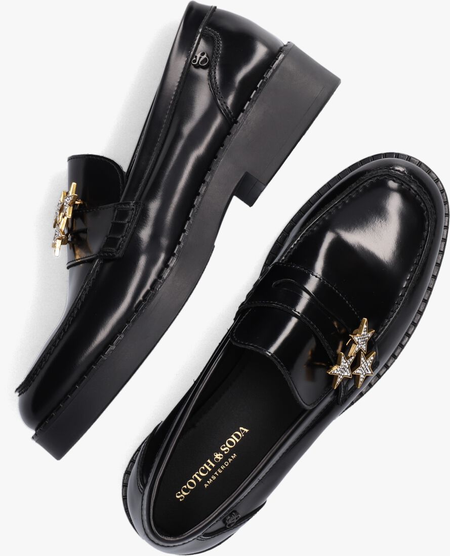 SCOTCH & SODA zwarte scotch & soda loafers emma