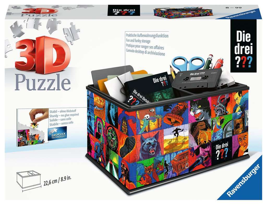 Ravensburger Spiel Aufbewahrungsbox Die drei ???