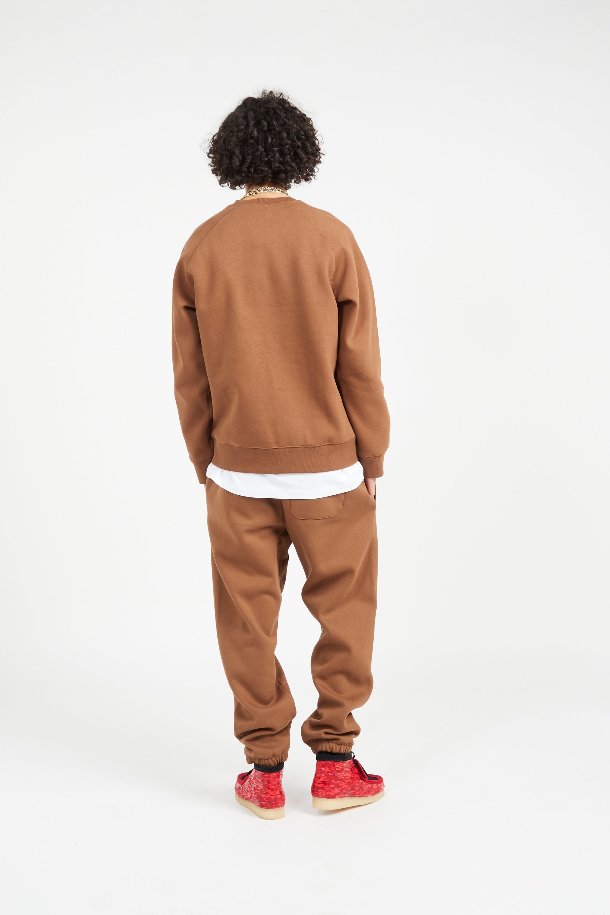 CARHARTT WIP Jogging CHASE Marron