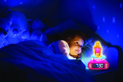 Barbie Digital Vekkeklokke med Nattlampe