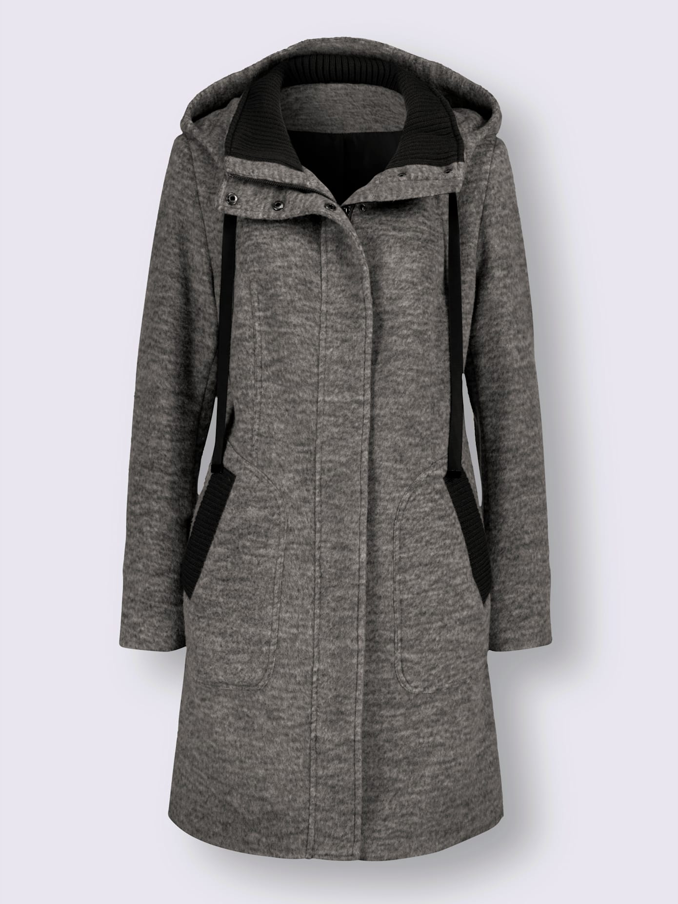 Manteau court ultra-doux et chaud