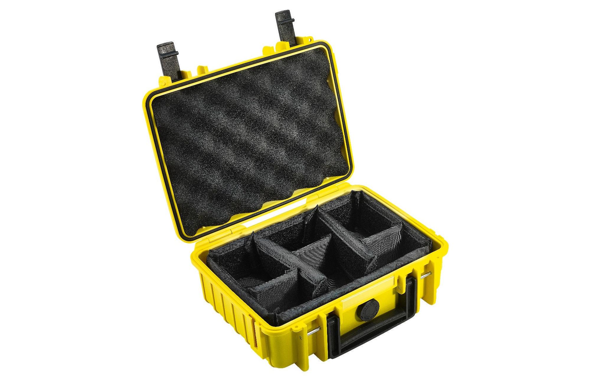 Outdoor-Koffer Typ 1000 RPD GelbRobuster Koffer für einen sicheren Transport