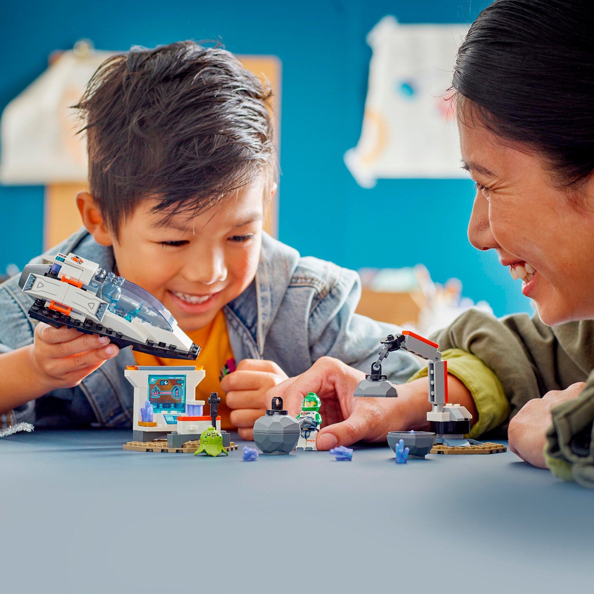 LEGO Konstruktionsspielzeug City Bergung eines Asteroiden im Weltall