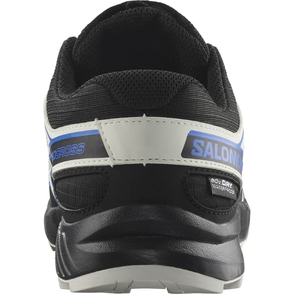 Chaussure trail SALOMON SPEEDCROSS WP J BLACK/VANILLA ICE/FRENCH BLUE
