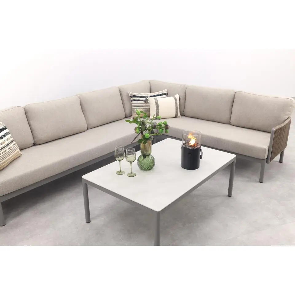 VDG Sierra hoek loungeset - Naturel/Grijs
