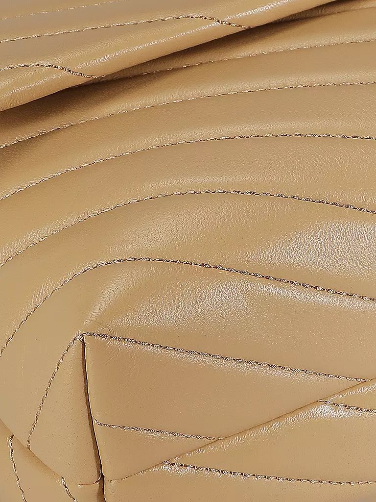 TORY BURCH Ledertasche - Umhängetasche KIRA creme