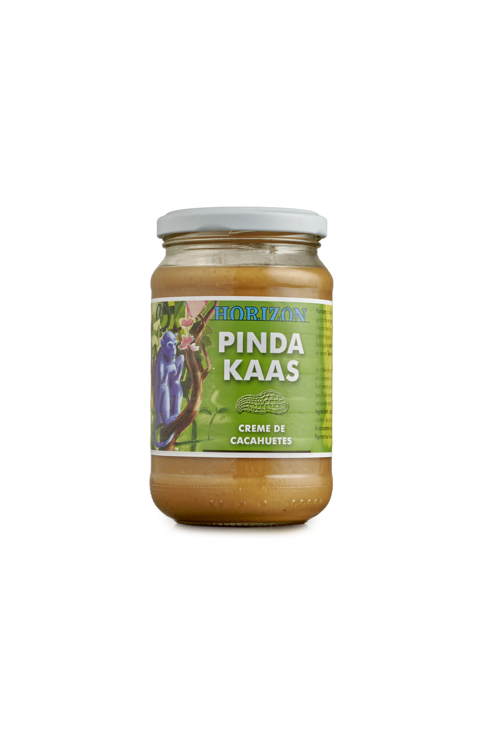Horizon Pindakaas zonder zout eko bio (350 gr)