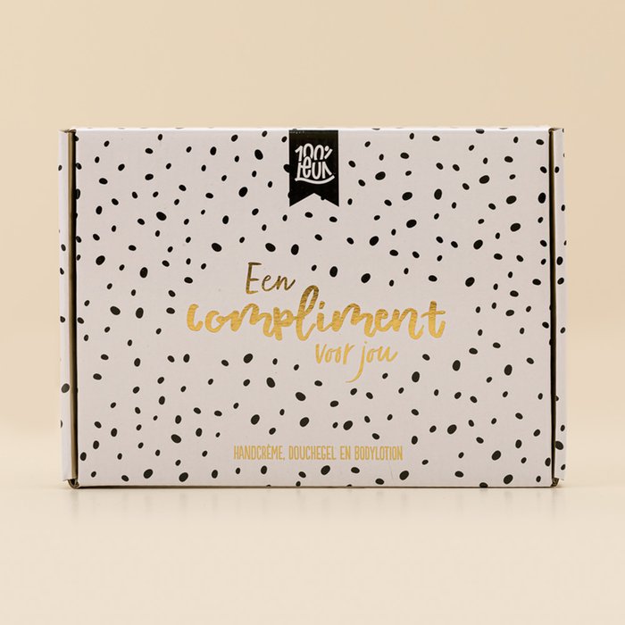 100% leuk | Cadeaupakket | Een compliment voor jou