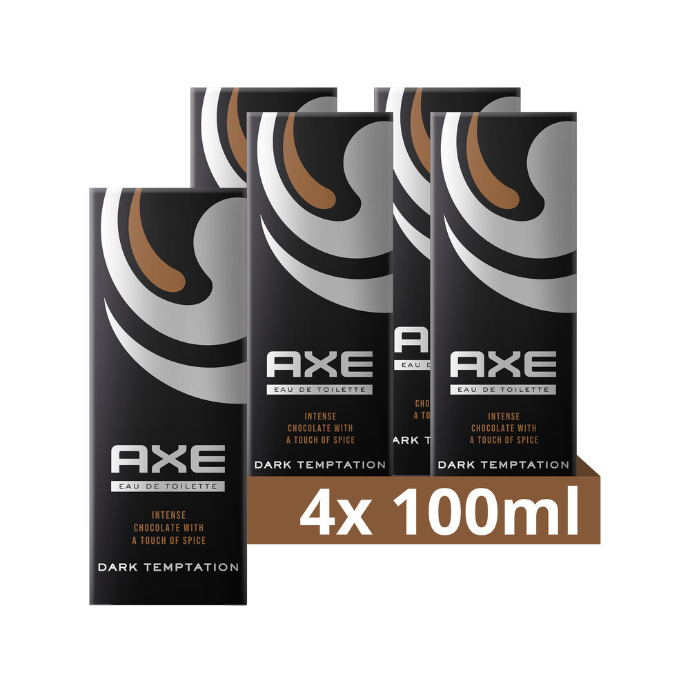 4x Axe Dark Temptation Eau de Toilette Spray100 ml