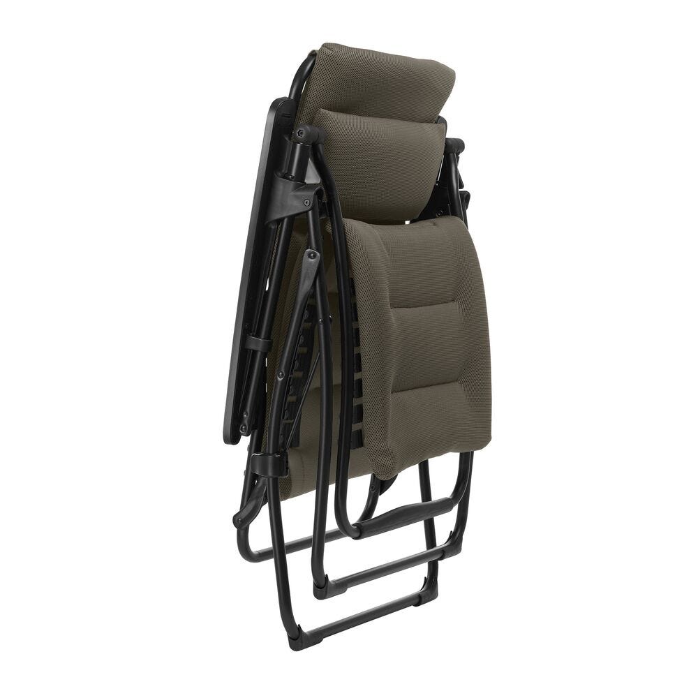 Gepolsterte Zero-Gravity-Relaxliege Futura AirComfort® Braun Taupe