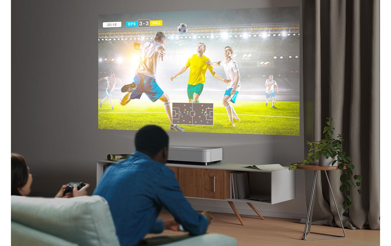Ultrakurzdistanzprojektor EH-LS800W Weiss<br>4k UHD Laser Ultrakurzdistanzprojektor