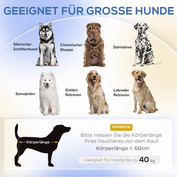 Hundesofa Komfortabel Kjæledyrsofa Med Pute, Ideell For Store Hunder, Forhøyet Design, Treben, Grønn, 98X67X25Cm