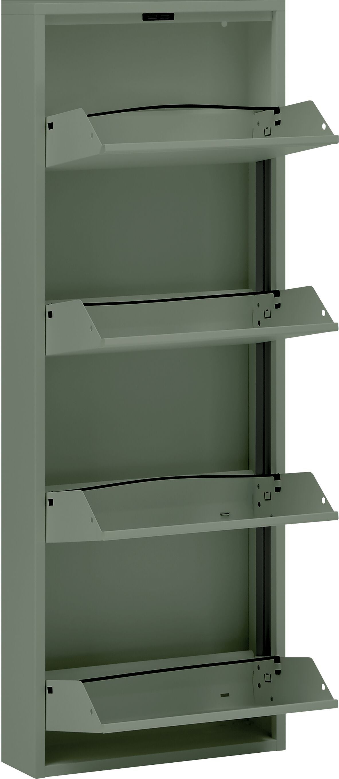 TOBEY Schuhkippe - Weiss / B: 50.0 cm x T: 15.0 cm x H: 136.0 cm