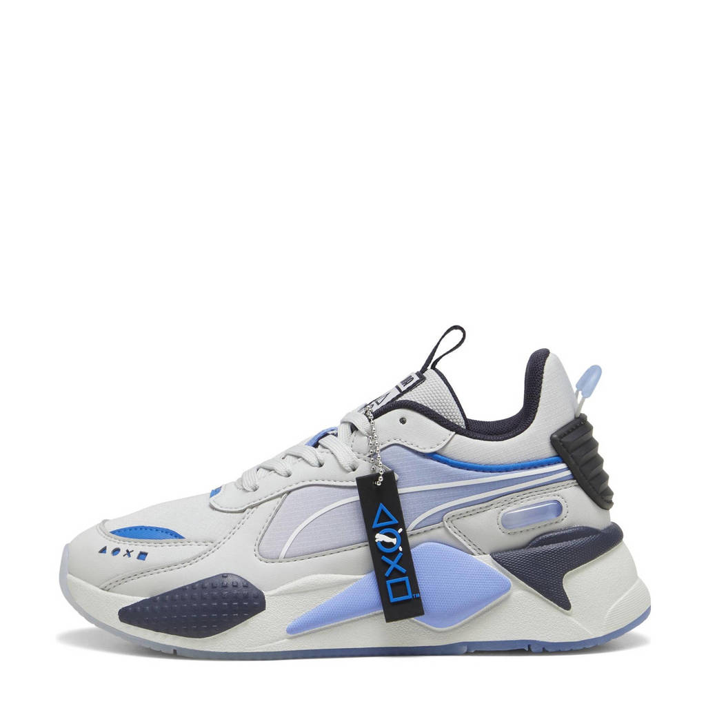 Puma RS-X Playstation sneakers lichtgrijs/blauw/zwart