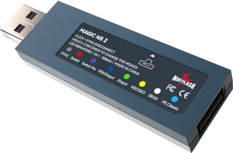 MayFlash - Magic-NS - Wireless Controller Adapter - Zwart - Geschikt voor Nintendo Switch en pc
