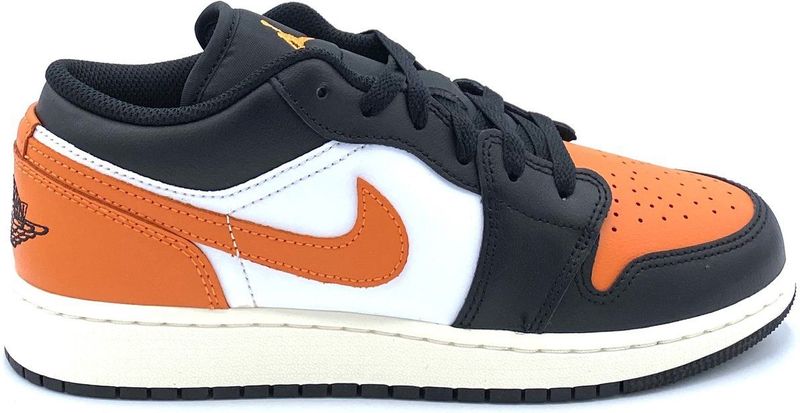 Jordan - AJ1 Low - Kindersneakers - Zwart - Leer