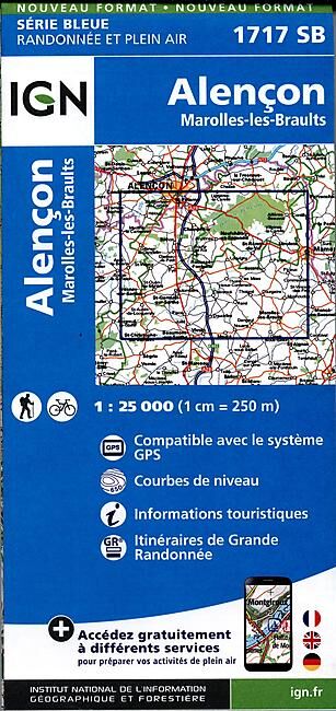 IGN - 1717 SB ALENCON 1 25 000
