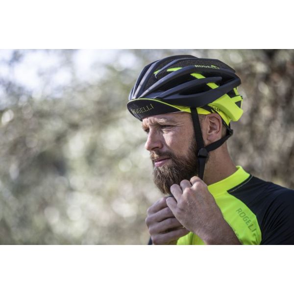 Rogelli Tecta Cykelhjelm, Black/Fluor