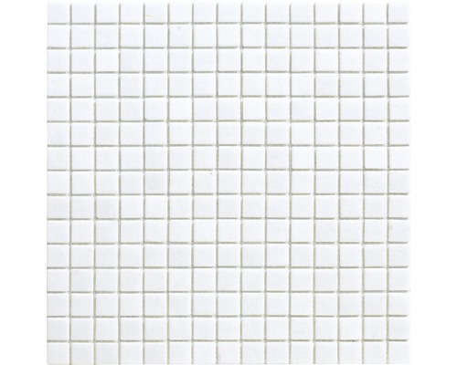 Glasmozaïek A 11 wit 30,5x32,7 cm