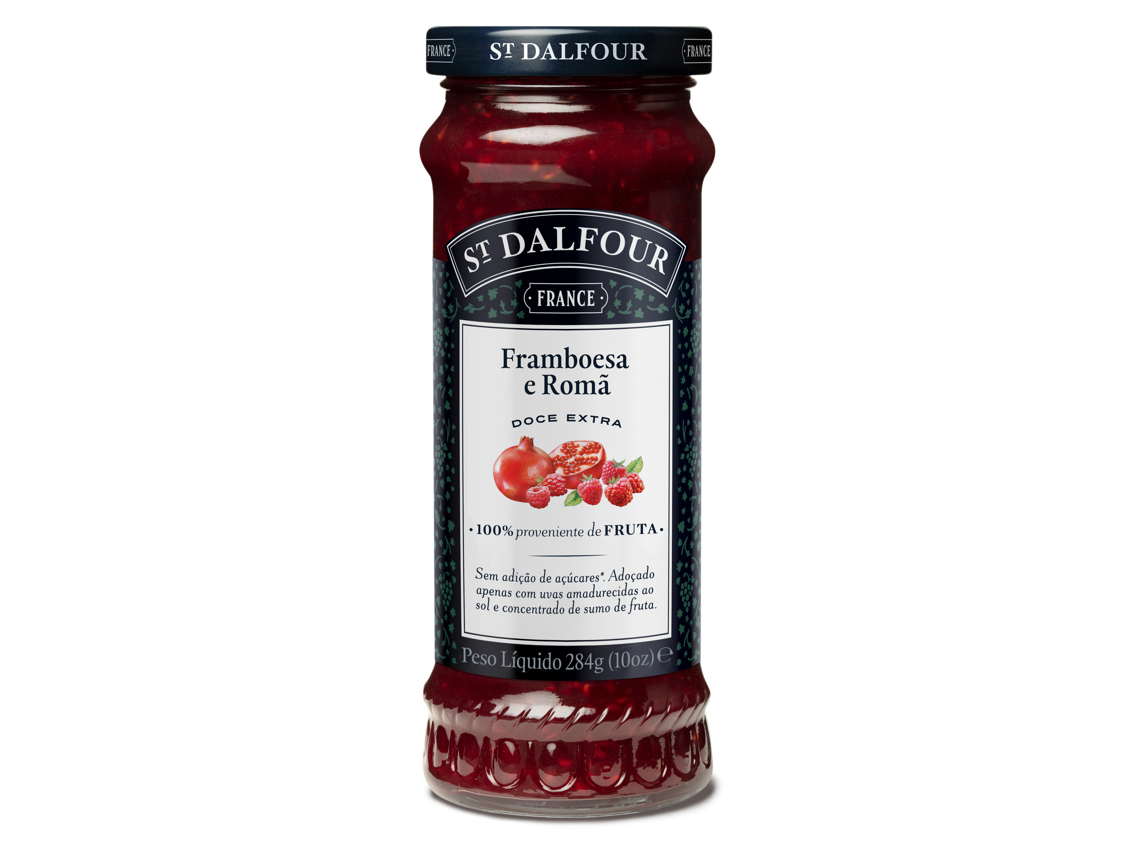 DOCE ST.DALFOUR FRAMBOESA E ROMÃ 284G