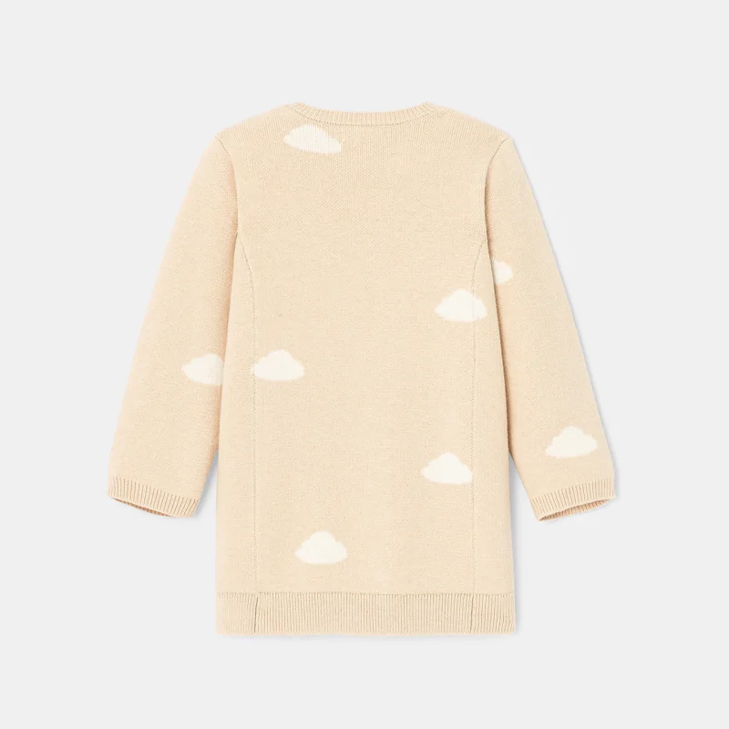 Robe pull en tricot beige bébé fille Absorba Beige