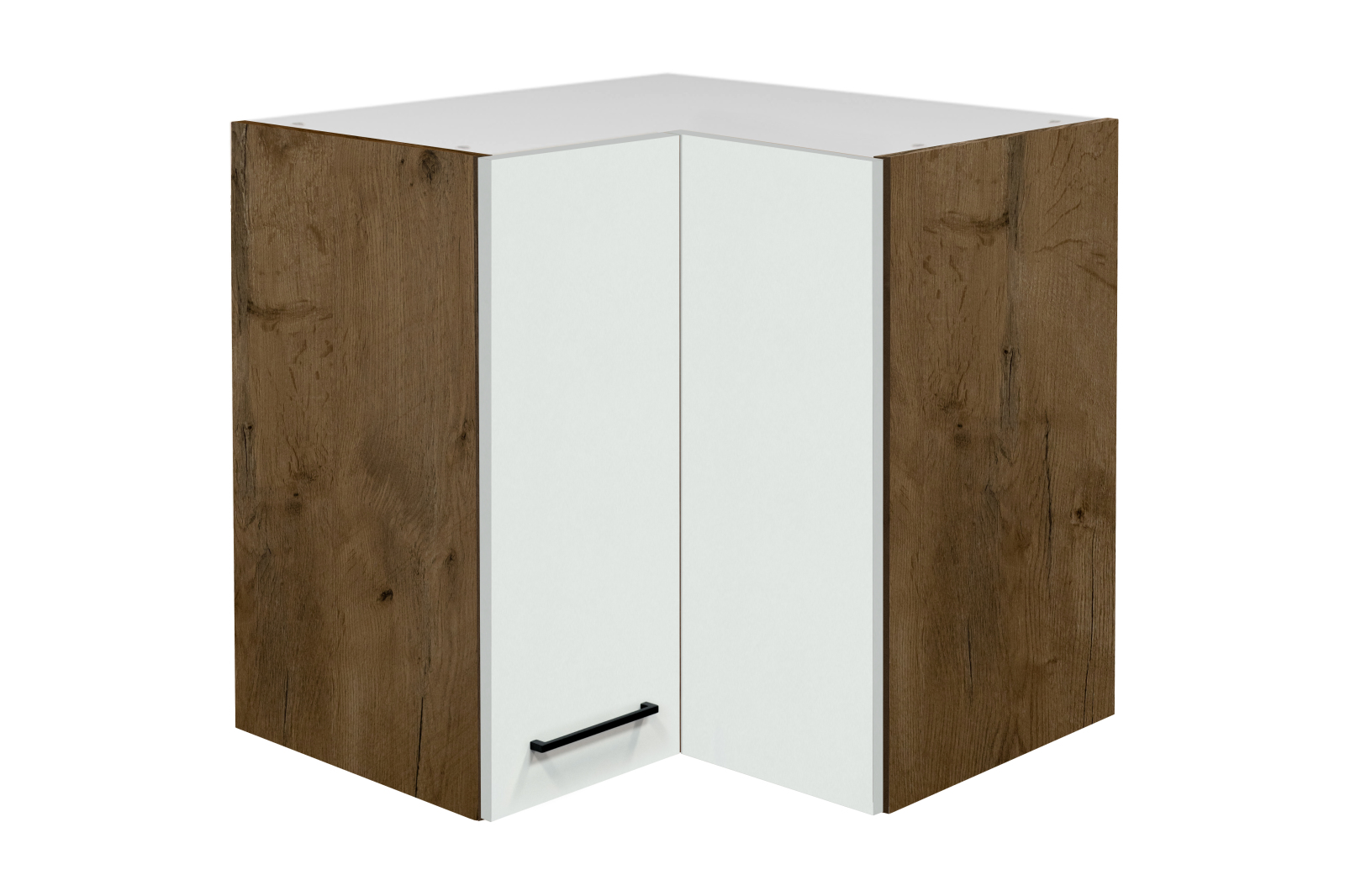 Eck-Hängeschrank VINTEA - Lancelot Oak - Magnolia matt